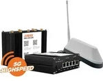 Selfsat MWR 5560 eSIM 5G Cat 20 WLAN Router mit SHARK 5G Dachantenne wei&szlig; bis...