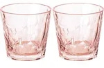 Koziol Superglas CLUB No. 22 2er Set 250 ml transparent rosa quartz