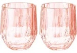 Koziol Superglas CLUB No. 23 2er Set 200 ml transparent rosa quartz