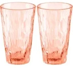 Koziol Superglas CLUB No. 6 2er Set 300 ml transparent rosa quartz