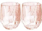 Koziol Superglas CLUB No. 24 2er Set 300 ml transparent rose quartz