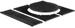 Enders Switch Grid Hyde 3 Grillrost emailliertes Gusseisen mit herausnehmbarem