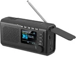 Reflexion TRA2757DAB+ Notfallradio mit DAB+, Bluetooth, Kurbel und Solar schwarz
