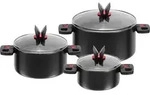 Ballarini Click & Cook Kochtopf Set 3-tlg. - Camping-T&ouml;pfe schwarz