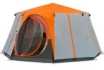 Coleman Octagon Familienzelt orange f&uuml;r 8 Personen