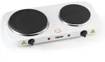 Tristar Doppelkochplatte wei&szlig; 2500 W - Elektrokocher und Kochplatten