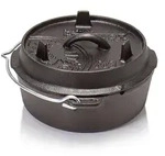 Petromax Dutch Oven Feuertopf 1,6 Liter mit Deckel und planer Boden