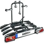 Eufab Fahrradtr&auml;ger Anh&auml;ngerkupplung Amber IV f&uuml;r 4 Fahrr&auml;der, E-Bike geeignet -