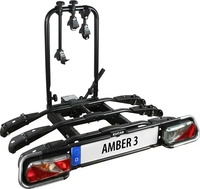 Eufab Fahrradtr&auml;ger Anh&auml;ngerkupplung Amber III f&uuml;r 3 Fahrr&auml;der, E-Bike geeignet -