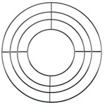 Omnia Aufbackgitter f&uuml;r Campingbackofen 22,5 cm