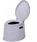 Brunner tragbare Eimertoilette wei&szlig;