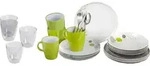Brunner All Inclusive Melamin Space Geschirrset Antirutsch, BPA-frei und