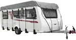 Hindermann Wintertime Dachschutzplane f&uuml;r Wohnwagen 550 x 300 cm