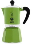 Bialetti Espressozubereiter Rainbow gr&uuml;n 6 Tassen 300 ml