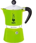 Bialetti Espressozubereiter Rainbow gr&uuml;n 3 Tassen 150 ml