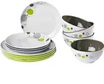 Brunner Midday Space Melamin Geschirrset rutschhemmend BPA-frei unzerbrechlich