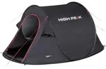 High Peak Vision 2 Einfachdach Pop Up Wurfzelt schwarz f&uuml;r 2 Personen