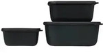 Mepal Cirqula Multisch&uuml;sselset rechteckig hoch 3-teilig 750 / 1500 / 3000 ml nordic