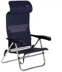 Crespo AL-205 Compact Beach Chair Strandstuhl dunkelblau
