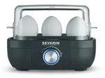 Severin EK 3166 Eierkocher mit Kochzeit&uuml;berwachung 420 W Schwarz