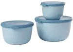 Mepal Cirqula Multisch&uuml;sselset rund 3 teilig 500 / 1000 / 2000 ml nordic blue