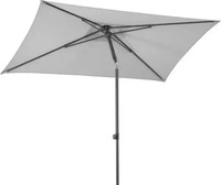 Schneider Schirme Sevilla Balkonschirm 240 x 140 cm silbergrau - Sichtschutz &