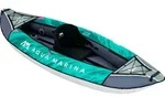 Aqua Marina Laxo Freizeit Kajak Set 7 teilig gr&uuml;n/grau f&uuml;r 1 Person