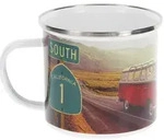 VW Collection T1 Bulli Emaille Tasse 500 ml Highway 1