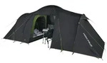 High Peak Como 4.0 Kuppelzelt dunkelgrau/gr&uuml;n 230 x 450 cm f&uuml;r 4 Personen