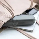 Koziol Klikk Besteck Etui nature ash grey