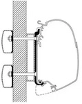 Thule Markisenadapter Dethleffs Globebus Set 2x 4/17,5 cm