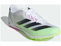 Adidas Distancestar Spikeschuh weiß hellgrün