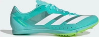 Adidas JI2999, adidas Distancestar Spikeschuh Unisex - t&uuml;rkis, wei&szlig;, Gr&ouml;&szlig;e 46 2/3