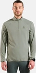 Odlo 315652-10876, Odlo Zeroweight Warm Mid Layer 1/2 Zip Laufshirt Herren-Oliv,