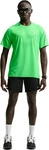 Nike HV5203-329, Nike Stride Laufshirt Herren - gr&uuml;n, silber, Gr&ouml;&szlig;e L male