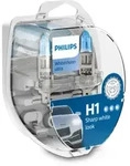 Gl&uuml;hlampe Halogen PHILIPS H1 WhiteVision Ultra 12V/55W, 2 St&uuml;ck