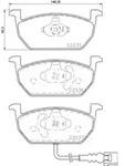 Bremsbelagsatz BREMBO P 85 137X, Xtra, Vorne