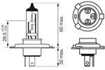 Gl&uuml;hlampe, Hauptscheinwerfer Ultra White DBL BOSCH 1 987 301 440, 2 St&uuml;ck