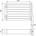 W&auml;rmetauscher, Innenraumheizung VALEO 883790