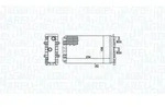 W&auml;rmetauscher, Innenraumheizung MAGNETI MARELLI 350218475000