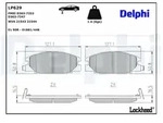 Bremsbelagsatz DELPHI LP629, Vorne