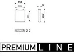 W&auml;rmetauscher, Innenraumheizung MAHLE AH 357 000P