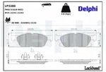 Bremsbelagsatz DELPHI LP3280, Vorne
