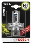 Gl&uuml;hlampe Halogen BOSCH H4 Plus 90% 12V, 60/55W, 1 St&uuml;ck