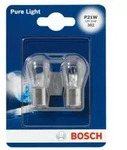 Gl&uuml;hlampe Sekund&auml;r BOSCH P21W Pure Light 12V/21W, 2 St&uuml;ck
