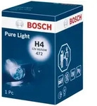 Gl&uuml;hlampe Halogen BOSCH H4 Pure Light 12V, 60/55W, 1 St&uuml;ck