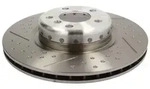 Bremsscheibe TRW DF6606S hinten, perforiert, geschlitzt, hochkarbonisiert, 1...