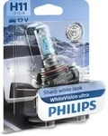 Gl&uuml;hlampe Halogen PHILIPS H11 WhiteVision Ultra 12V, 55W, 1 St&uuml;ck