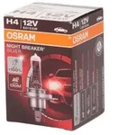 Gl&uuml;hlampe Halogen OSRAM H4 Night Breaker Silver 12V, 60/55W, 1 St&uuml;ck