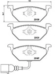 Bremsbelagsatz BREMBO P 85 072X, Xtra, Vorne